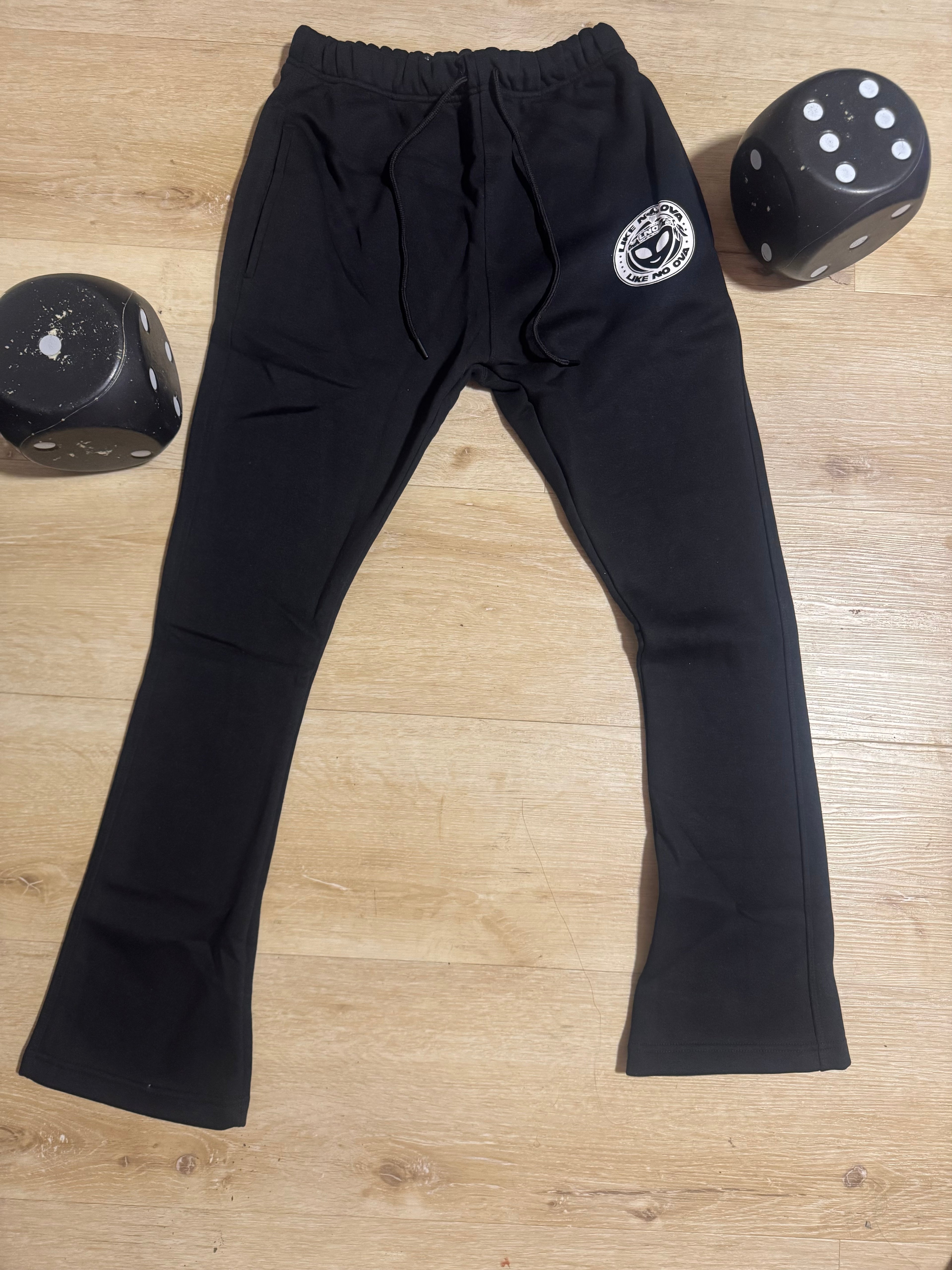 Black LNO Stack"d Hoodie Set