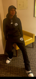 Black LNO Stack"d Hoodie Set
